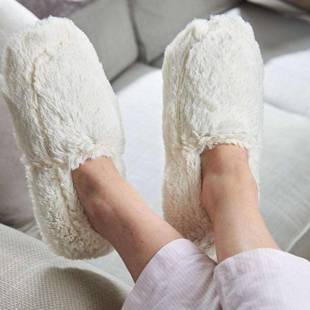 🤍Cream🤍Warmies Slippers